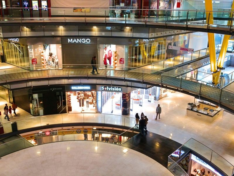 A shopping mall